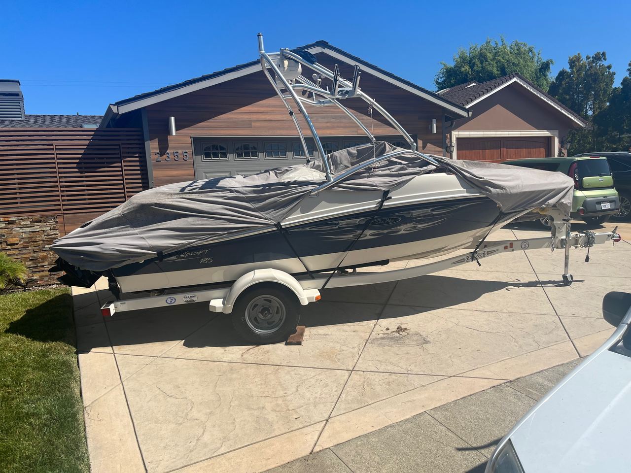 Sea Ray boat detailed by Wash Whisperer