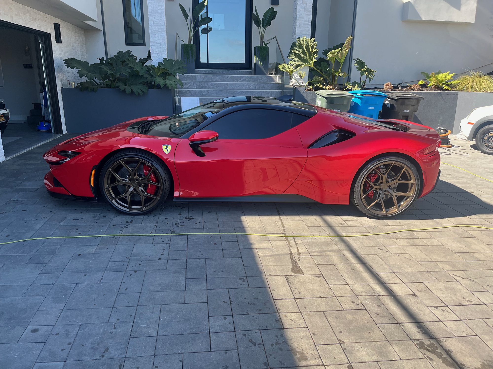 Freshly detailed Ferrari SF90 by Wash Whisperer