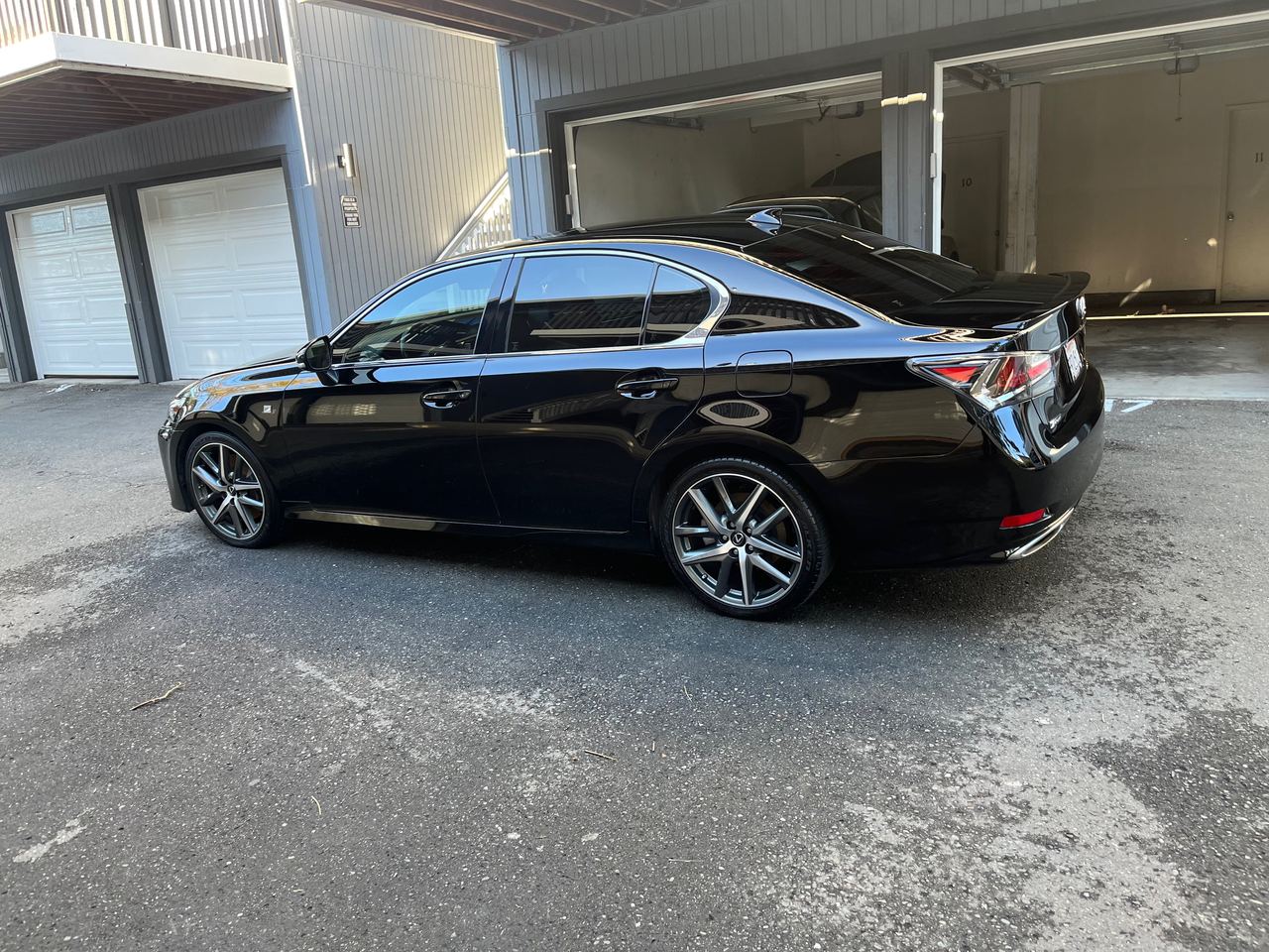 Black Lexus GS F-Sport detailed by Wash Whisperer